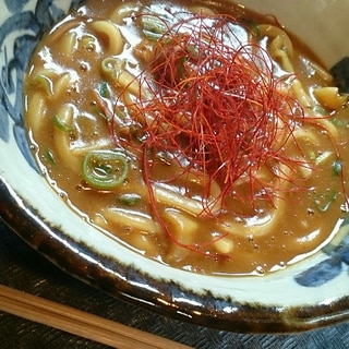 濃いカレーうどん